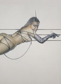 Hajime Sorayama 'Untitled' (too hot to handle - 1993 - Large format, offset lithograph