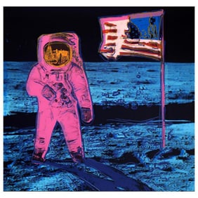 Andy Warhol 'Moonwalk Pink' Sunday B Morning Limited Edition Screen Print