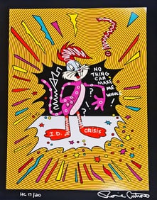 Ronnie Cutrone, Identity Crisis (Embellished), Signed Limited Edition, Serigraph