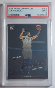 Luka Doncic Chronicles Rookie Card PSA 9