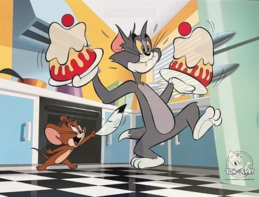 Hanna-Barbera, Tom & Jerry in the kitchen, Limited Edition Sericel