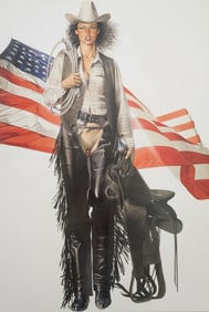 Hajime Sorayama, 'Untitled' (too hot to handle)', Large Offset Lithograph, 1993