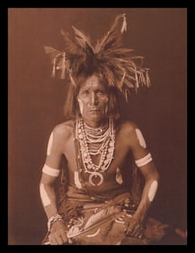 Edward S. Curtis, PLATE 20 Hopi Snake Priest, 1900