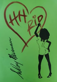 LeRoy Neiman, Playboy Femlin HH Rip, Original Signed Watercolor Drawing