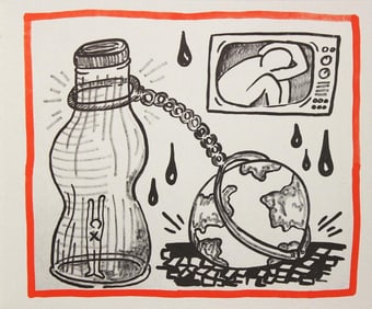 Keith Haring, 'Against all odds', Limited Edition Silkscreen, 1990