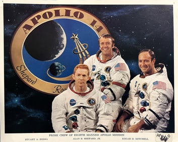 Nasa, Prime Crew Of Eighth Manned Apollo Mission-1971