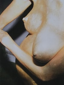 Leonardo Glauso, Gold Painted Model, 2021