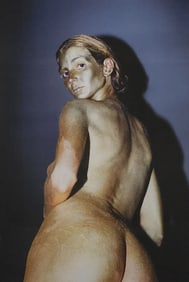 Leonardo Glauso, Gold Painted Model, 2021