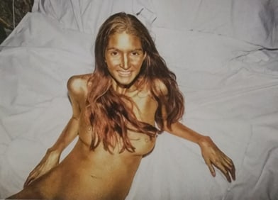 Leonardo Glauso, Gold Painted Model, 2021