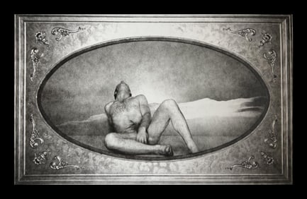 George Platt Lynes, Nude Man Framed, 1954 - 1