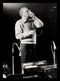 Terry O'neill, Frank Sinatra Asks For A Little Quiet During Rehearsals