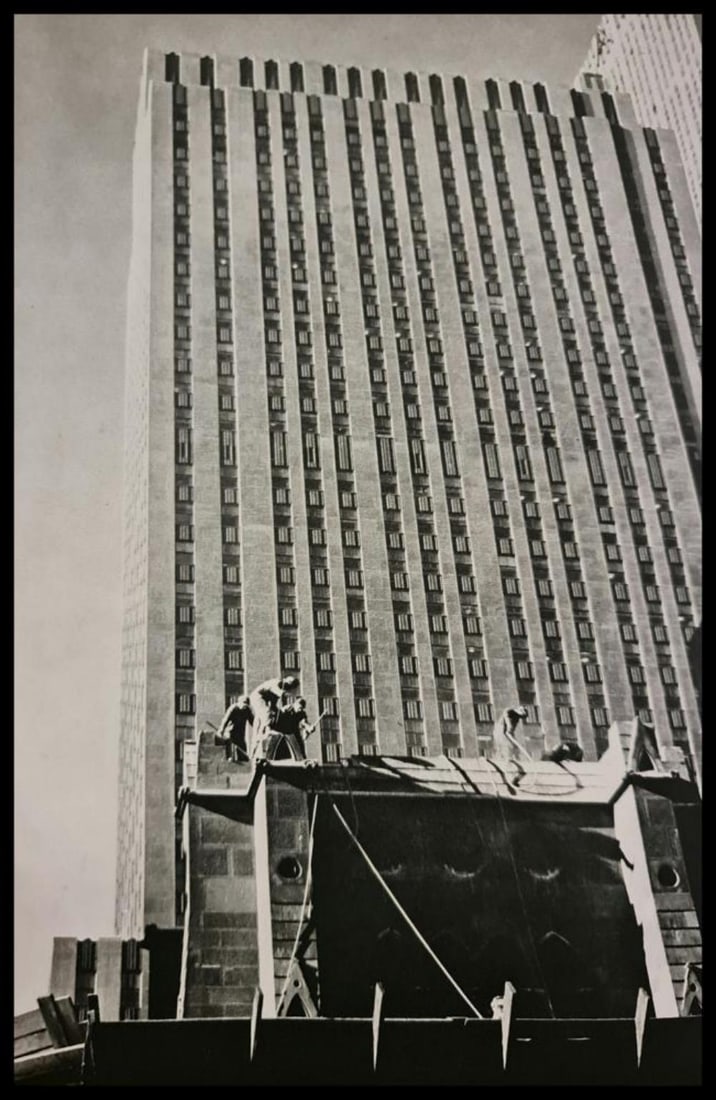 André Kertész, Building, New York, 1937: Photographer: André Kertész, born Andor Kertész, was a Hungarian-born photographer known for his groundbreaking contributions to photographic composition and the photo essay. Subject: Building, New