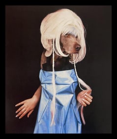 William Wegman, In The Custody Of Pink & Blue, 1999