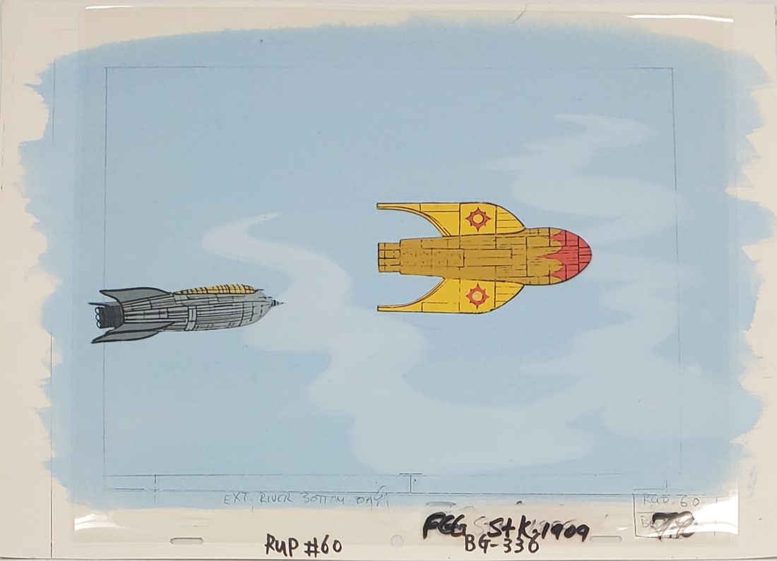 Flash Gordon, Original Hand-Painted Production sericel: Description Cartoon- Flash Gordon Type- Original sericel This is an original hand painted sericel used in the production of Flash Gordon Size- 10 x 13 Condition- Excellent Buyers Premium- animation