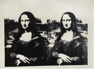 Andy Warhol Da Vinci Mona Lisa Sunday B Morning Double