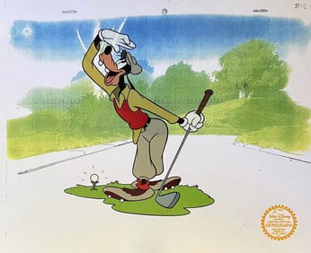 Disney, Goofy Plays Golf, Limited Edition Sericel
