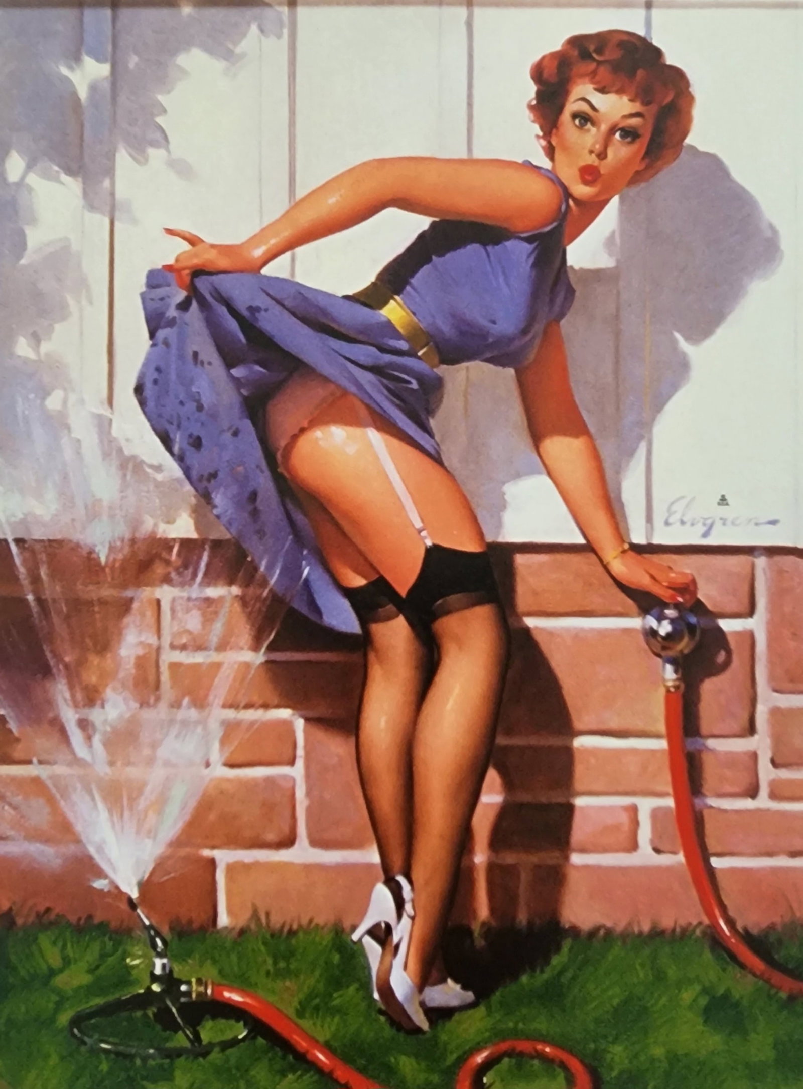 Gil Elevgren, 'Erotique', 2011: Artist/Photographer: Gil Elevgren Title/Subject: Erotique Type Of Print: Authentic Sheet Fed Photogravure/Heliogravure. Date Of Print: 2011 Paper: Medium weight, satin/matte finish. Print Origin: Hong