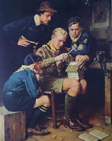 Norman Rockwell, 'America Builds For Tomorrow', Offset Lithograph, 1969
