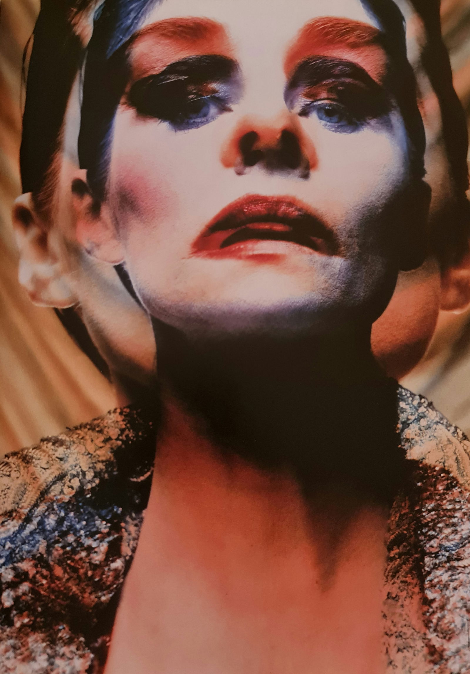 Michel Compte, Charlotte Rampling double face exposure, 1989: Photographer: Michel Comte (born 19 February 1954) is a Swiss artist, filmmaker, fashion and portrait photographer. Subject/Title: Frida Kahlo Date Of Negative: 1989 Type Of Print: Sheet Fed Photograv