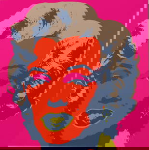 Andy Warhol Marilyn Ii.22 Sunday B. Morning Screenprint: Marilyn Monroe Serigraph By Andy Warhol Sunday B Morning. This Is A Sunday B. Mornings Editions Serigraph That Is Stamped On The Verso In Blue Ink, Published By Sunday B Morning, Fill In Your Own Sign