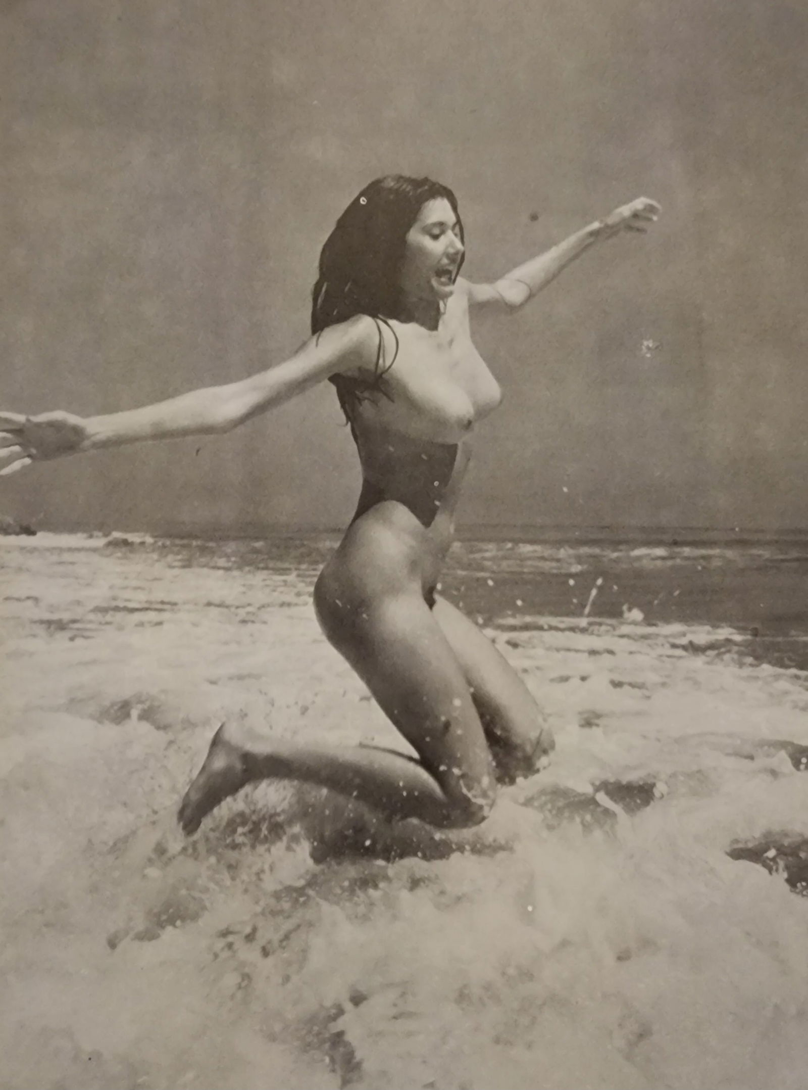 Andre de Dienes, Sun Warmed Nudes, 1965: Artist/Photographer: Andre de Dienes Title/Subject: Sun Warmed Nudes, 1965 Condition: Extra Fine - Excellent Type Of Print: Authentic Sheet Fed Photogravure/Heliogravure. Paper: Medium weight, satin/m