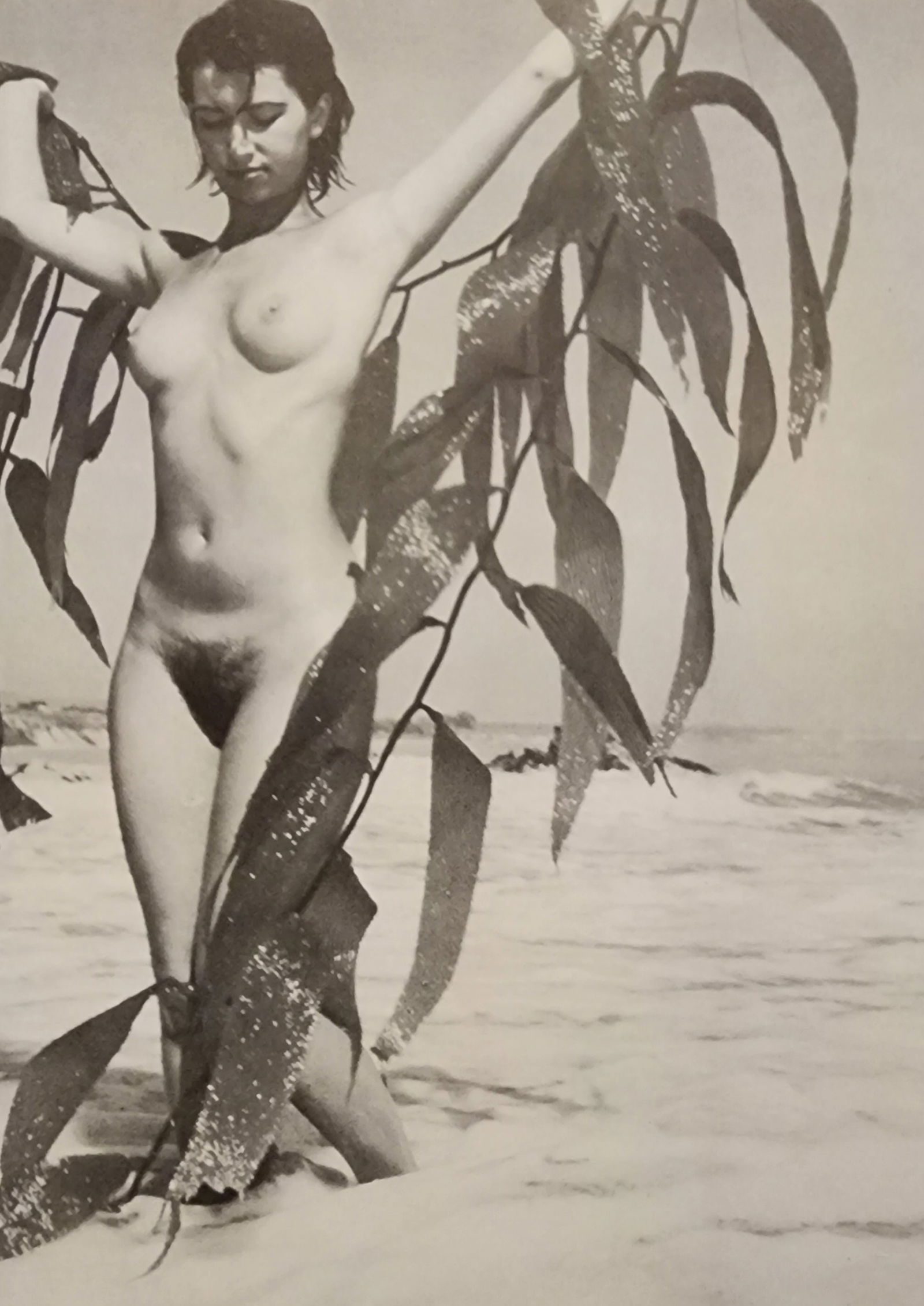 Andre de Dienes, Sun Warmed Nudes, 1965: Artist/Photographer: Andre de Dienes Title/Subject: Sun Warmed Nudes, 1965 Condition: Extra Fine - Excellent Type Of Print: Authentic Sheet Fed Photogravure/Heliogravure. Paper: Medium weight, satin/m