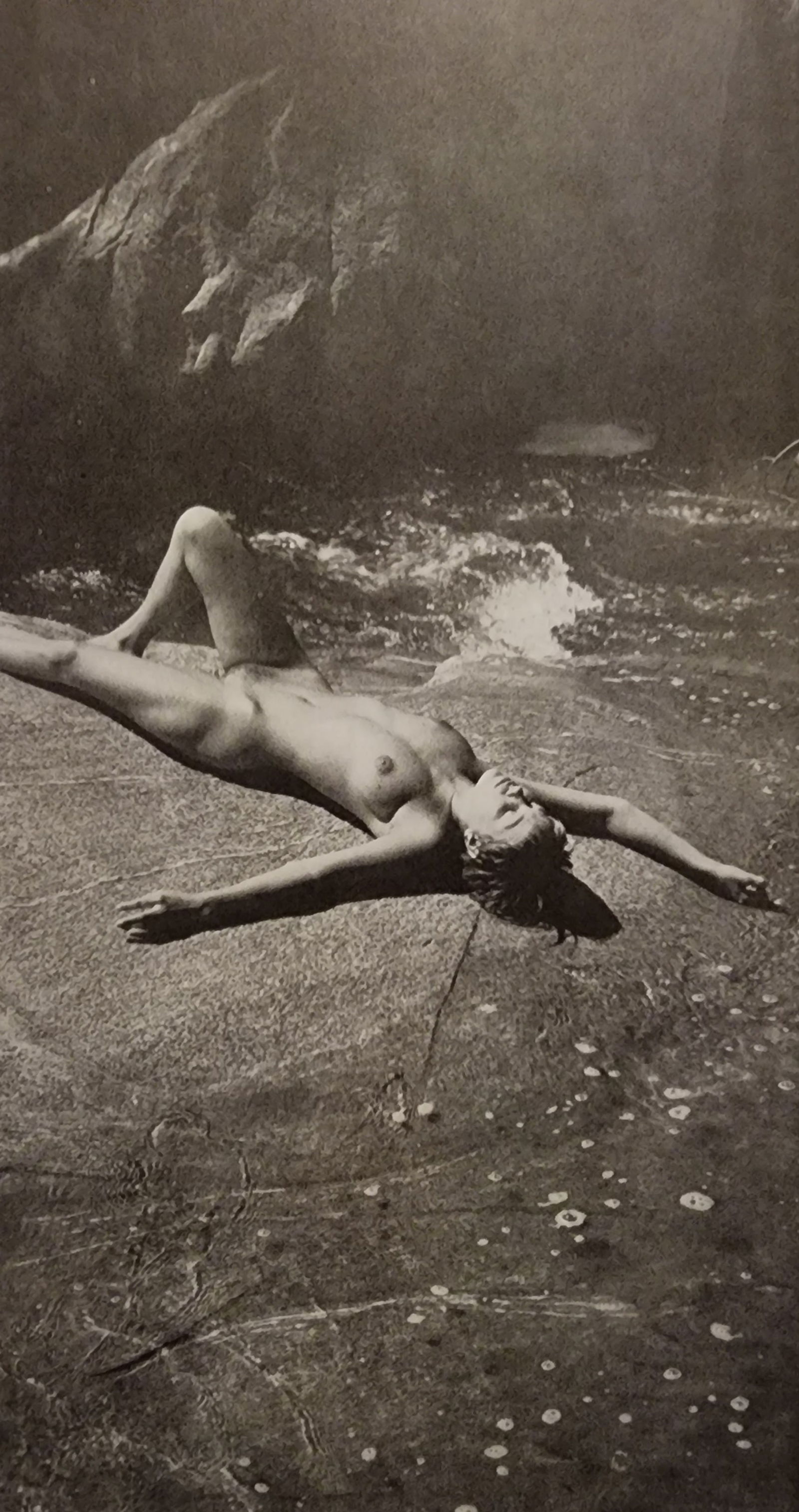 Andre de Dienes, Sun Warmed Nudes, 1965: Artist/Photographer: Andre de Dienes Title/Subject: Sun Warmed Nudes, 1965 Condition: Extra Fine - Excellent Type Of Print: Authentic Sheet Fed Photogravure/Heliogravure. Paper: Medium weight, satin/m