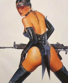 Hajime Sorayama, 'Sultry Depictions', Large Offset Lithograph, 1993