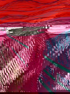 Andy Warhol, The Scream (Pink) Sunday B. Morning: ANDY WARHOL (1928-1987) Clearly the most important and influential artist of the past quarter century, Andy Warhol, the master of Pop Art, maintained a level of creativity which is legendary. Warhol a