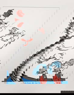 Dr. Seuss, - Theodor Geisel, 'These Things Are Good Things', Signed Limited Edition Pigment Print: Description Dr Seuss THEODOR GEISEL Title- "These Things are Good Things" Year- 2013 Authorized Estate Edition Limited Edition - Fine Art Pigment Print on Acid-Free Paper Edition Size: # / 2500 Signed