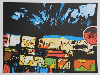 John Hultberg, Fragments Of A Dream, Serigraph: Artist: John Hultberg Title: Fragments of a Dream Medium: Serigraph Signed: Hand Signed Edition: From the edition of 200 Measurements: 30" x 26" Condition: Excellent John Hultberg was an American arti