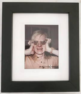 Andy Warhol (After), 'Self Portrait' 1971, Framed Estate Polaroid: Description After Andy Warhol 'Self Portrait' 1971 Polaroid published in 2017 by Kidrobot, LLC copy right The Andy Warhol Foundation for the visual arts, Inc. Polaroid size: 4.25" x 3.5"Framed Approx.