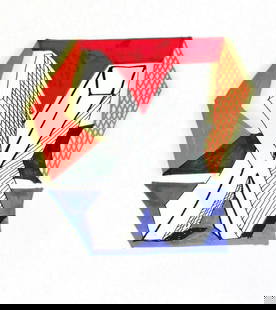 David Hockney - Letter X - Framed Lithograph: Artist: David Hockney Title: Letter X from "Hockney's Alphabet" Year: 1991 Dimensions: 12 5/8in. by 9 5/8in. Frame size approx: 20x17 Inches. Publisher: Faber and Faber Limited London Suite: Hockney's