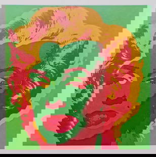 Andy Warhol, Foundation Invation, 1993 - Green: Artist: Andy Warhol Title: Marilyn Monroe, 1967 Type- Foundation Invitation Card Year of production: 1993 Dimensions: 7" x 5" inch. First Edition Publisher: te Neues Publishing Company, New York and t