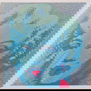 Andy Warhol, Foundation Invation, 1993 - Turquoise: Artist: Andy Warhol Title: Marilyn Monroe, 1967 Type- Foundation Invitation Card Year of production: 1993 Dimensions: 7" x 5" inch. First Edition Publisher: te Neues Publishing Company, New York and t