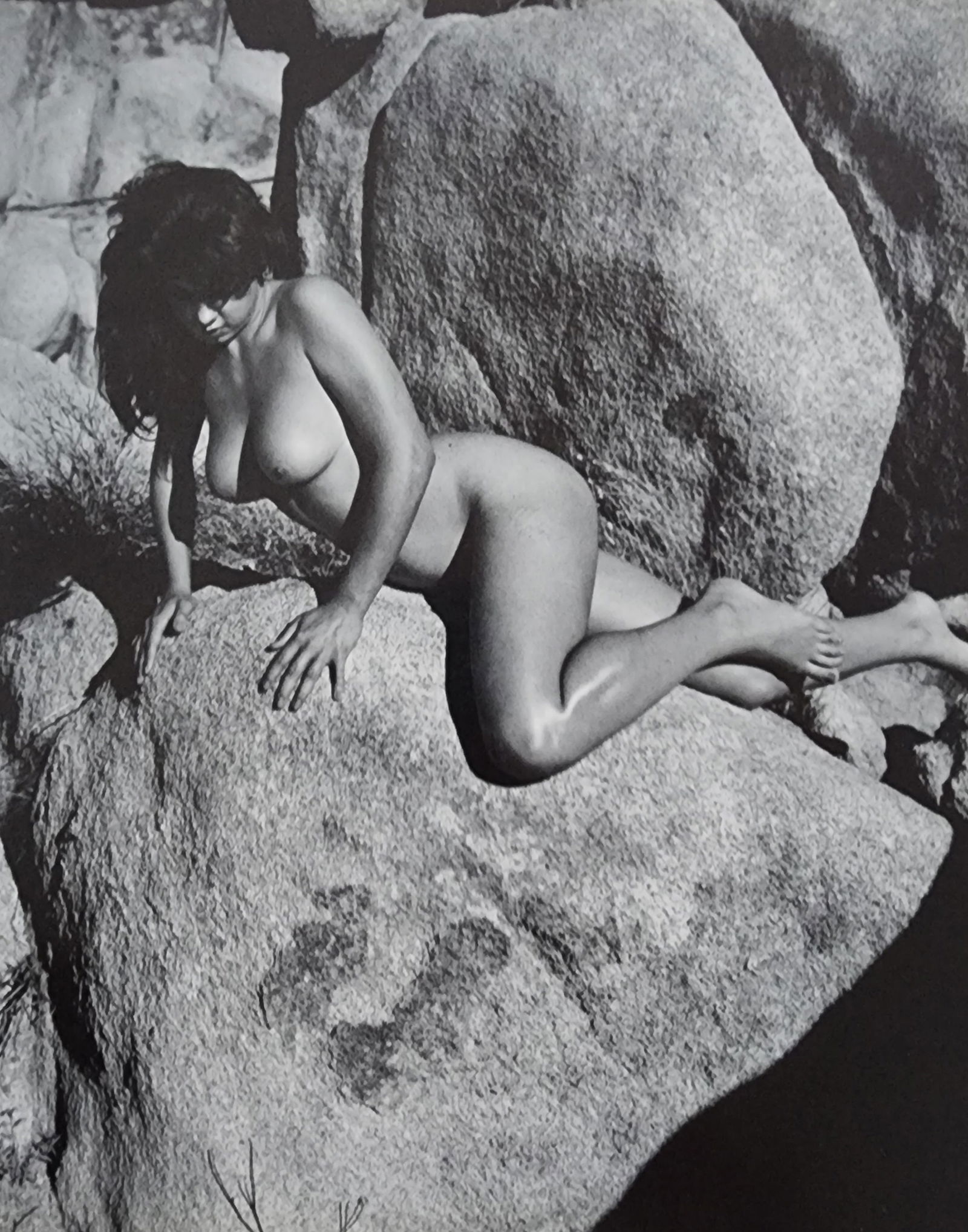 Andre de Dienes, Sun-Warmed Nude 1965: Artist/Photographer: Andre de Dienes Title/Subject: Sun-Warmed Nude Type Of Print: Authentic Sheet Fed Photogravure/Heliogravure. Date Of Print: 1965 Paper: Medium weight, satin/matte finish. Print Or