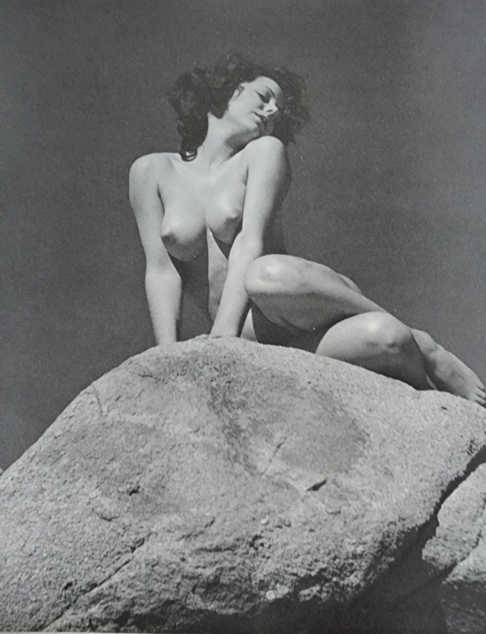 Andre de Dienes, Sun-Warmed Nude 1965: Artist/Photographer: Andre de Dienes Title/Subject: Sun-Warmed Nude Type Of Print: Authentic Sheet Fed Photogravure/Heliogravure. Date Of Print: 1965 Paper: Medium weight, satin/matte finish. Print Or