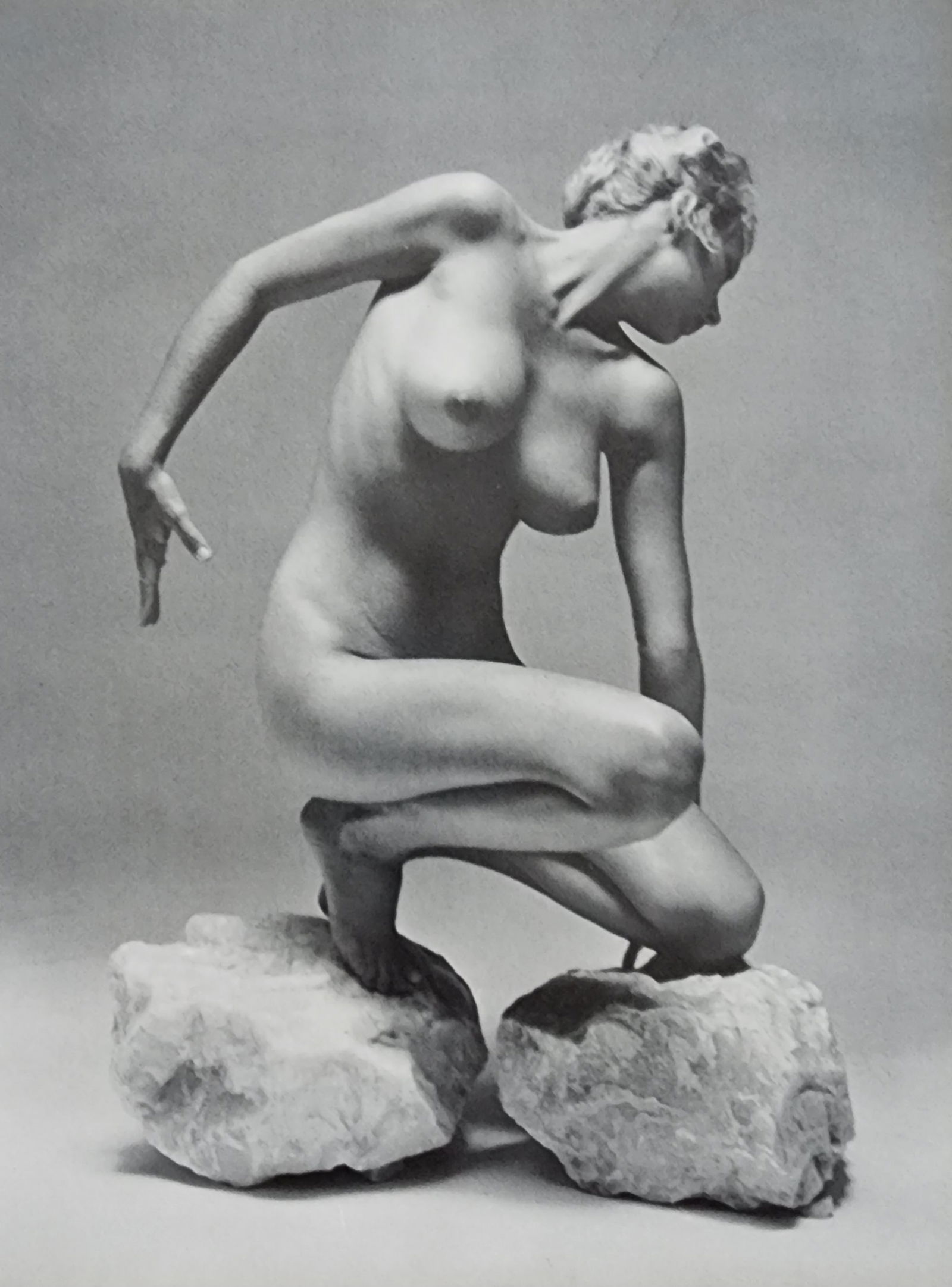 Andre de Dienes, Sun-Warmed Nude 1965: Artist/Photographer: Andre de Dienes Title/Subject: Sun-Warmed Nude Type Of Print: Authentic Sheet Fed Photogravure/Heliogravure. Date Of Print: 1965 Paper: Medium weight, satin/matte finish. Print Or