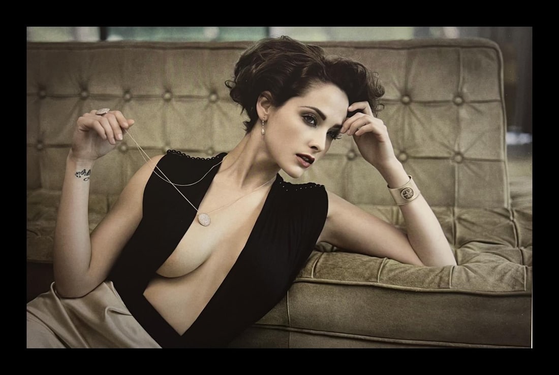 Marc Lagrange, Line Is Busy, 2010: Photographer: Marc Lagrange was a Belgian photographer known for his nude portraits of female figures. Lagrange created dream-like and fantastical narrative pictures populated by beautiful nudes that