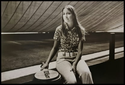 Terry O'Neill, Chris Evert During Her First Appearence At Wimbledon, 1972