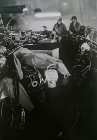 Dennis Stock, James Dean with motorcycles