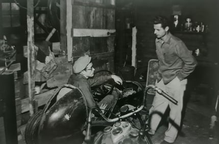 Dennis Stock, With his uncle, Charlie Nolan Dean