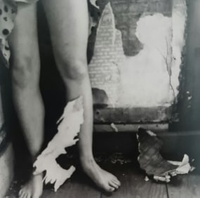 Francesca Woodman, Lightning Legs, Providence, Rhode Island, 1976
