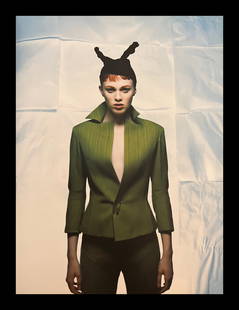 Patrick Demarchelier, Karen Elson, New York, 1997: Photographer: PATRICK DEMARCHELIER: internationally renowned fashion and portrait photographer known for his ability to represent the true personalities of his subjects. He discovered his passion at 1