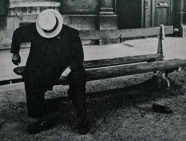 Brassai, Man Sleeping, 1932