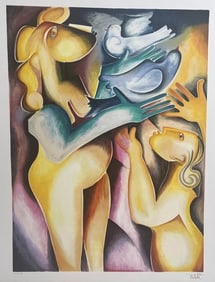 Alexandra Nechita, 'Let Peace Set You Free', Signed Limited Edition Artist Proof Lithograph