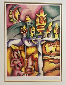 Alexandra Nechita, 'Restless Paris', Signed Limited Edition Artist Proof Lithograph