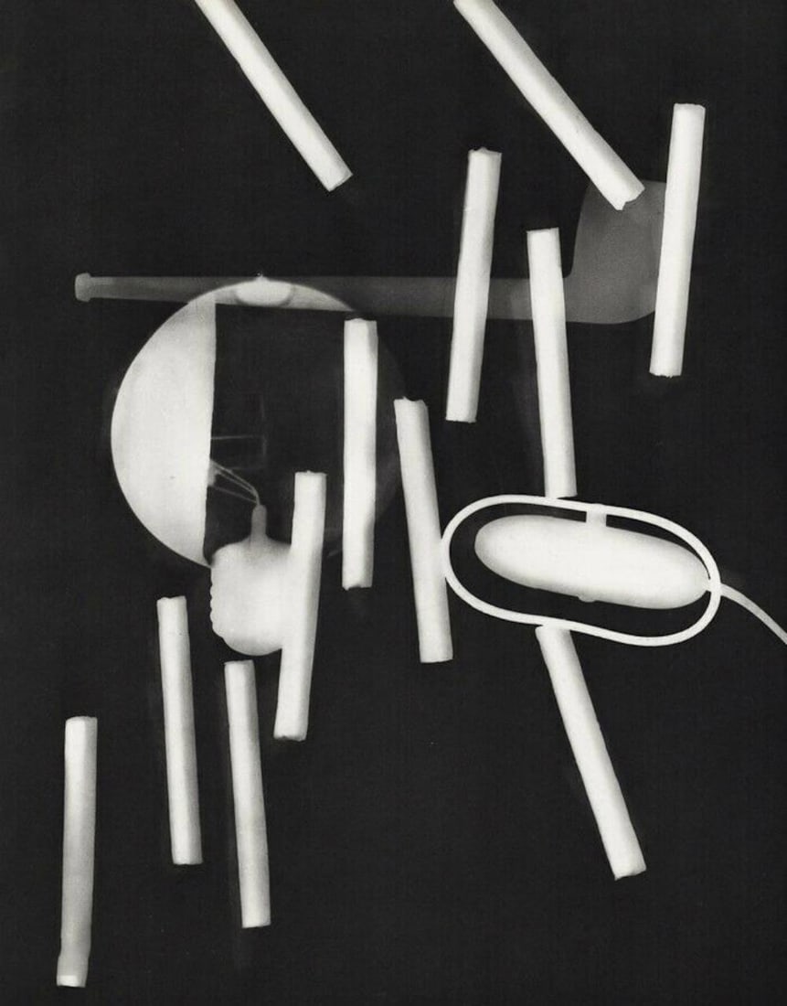 Man Ray (1890-1976), Abstract Rayograph Surrealist Photogram Modernist, 1920's, First Edition: Photographer: Man Ray (American born, 1890 - 1976) - Considered one of the most influential artists of the 20th century Man Ray lived most of his life in Paris, France. Best described as a modernist,