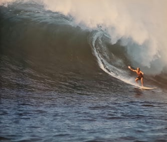 Leroy Grannis, Rick Grigg, Waimea, 1960