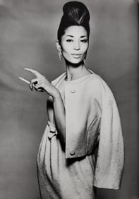 Richard Avedon, China Machado, Suit by Ben Zuckerman, Hair by Kenneth, New York studio, 1958